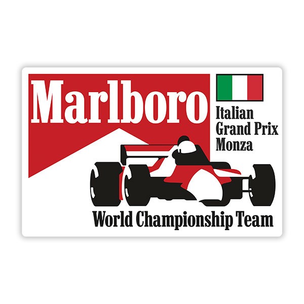 Car & Motorbike Stickers: Marlboro Italian Grand Prix Monza