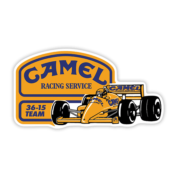 Car & Motorbike Stickers: Camel 36-15 Team