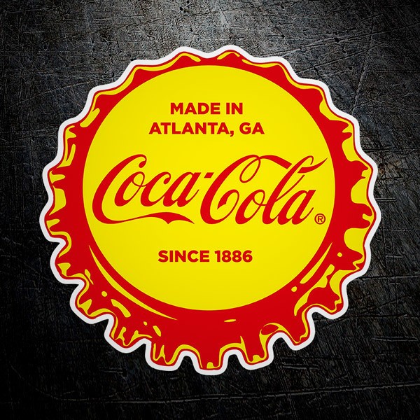 Car & Motorbike Stickers: Coca Cola Since 1886