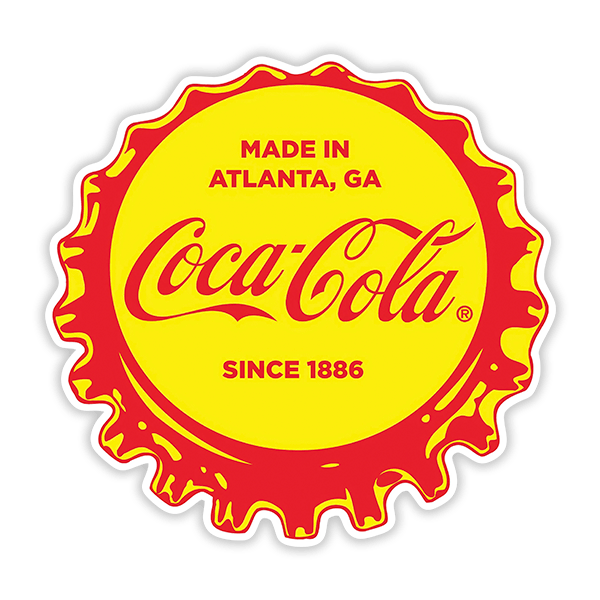 Car & Motorbike Stickers: Coca Cola Since 1886 0