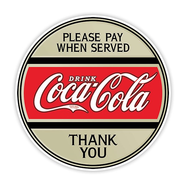 Car & Motorbike Stickers: Drink Coca Cola