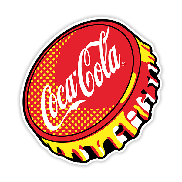 Car & Motorbike Stickers: Coca Cola Plate