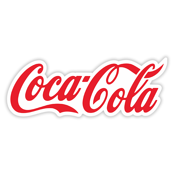 Car & Motorbike Stickers: Coca Cola Lettering 0