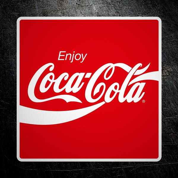 Car & Motorbike Stickers: Enjoy Coca Cola