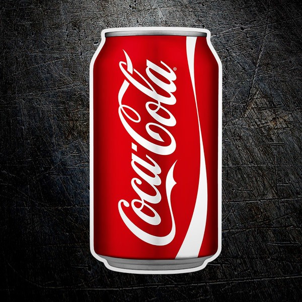 Car & Motorbike Stickers: Coca Cola Can