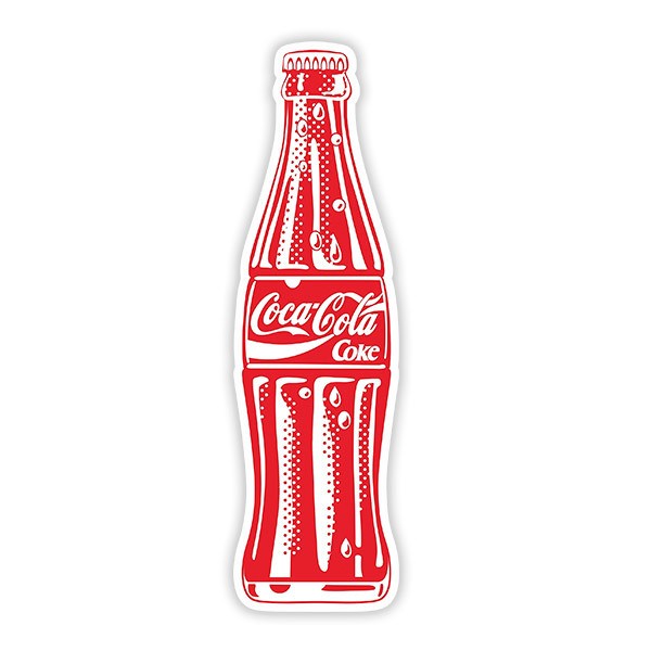 Car & Motorbike Stickers: Coca Cola Refreshing Bottle