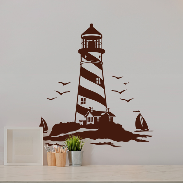 Wall Stickers: Lighthouse and Sailboats
