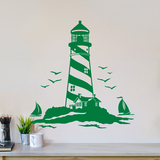 Wall Stickers: Lighthouse and Sailboats 3