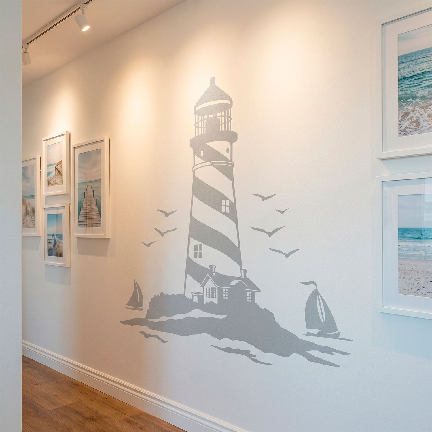 Wall Stickers: Lighthouse and Sailboats
