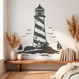 Wall Stickers: Lighthouse and Sailboats 27