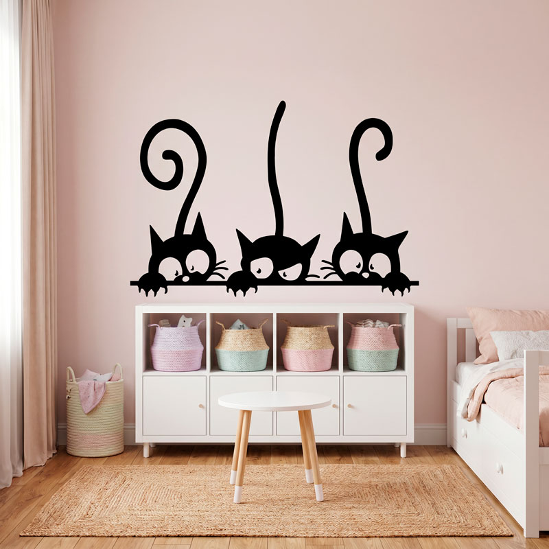 3 Leaning Cats 7