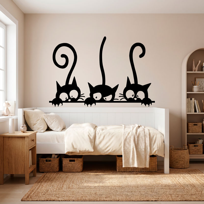 3 Leaning Cats 9