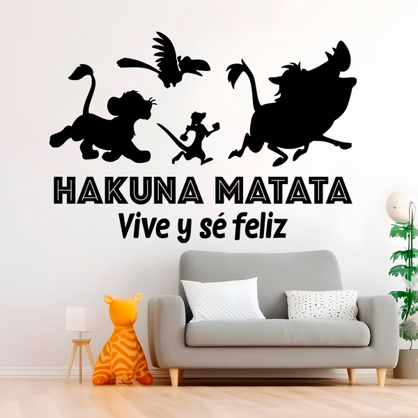 Stickers for Kids: Hakuna Matata Live and Be Happy