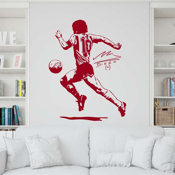 Wall Stickers: Diego Maradona el Pelusa