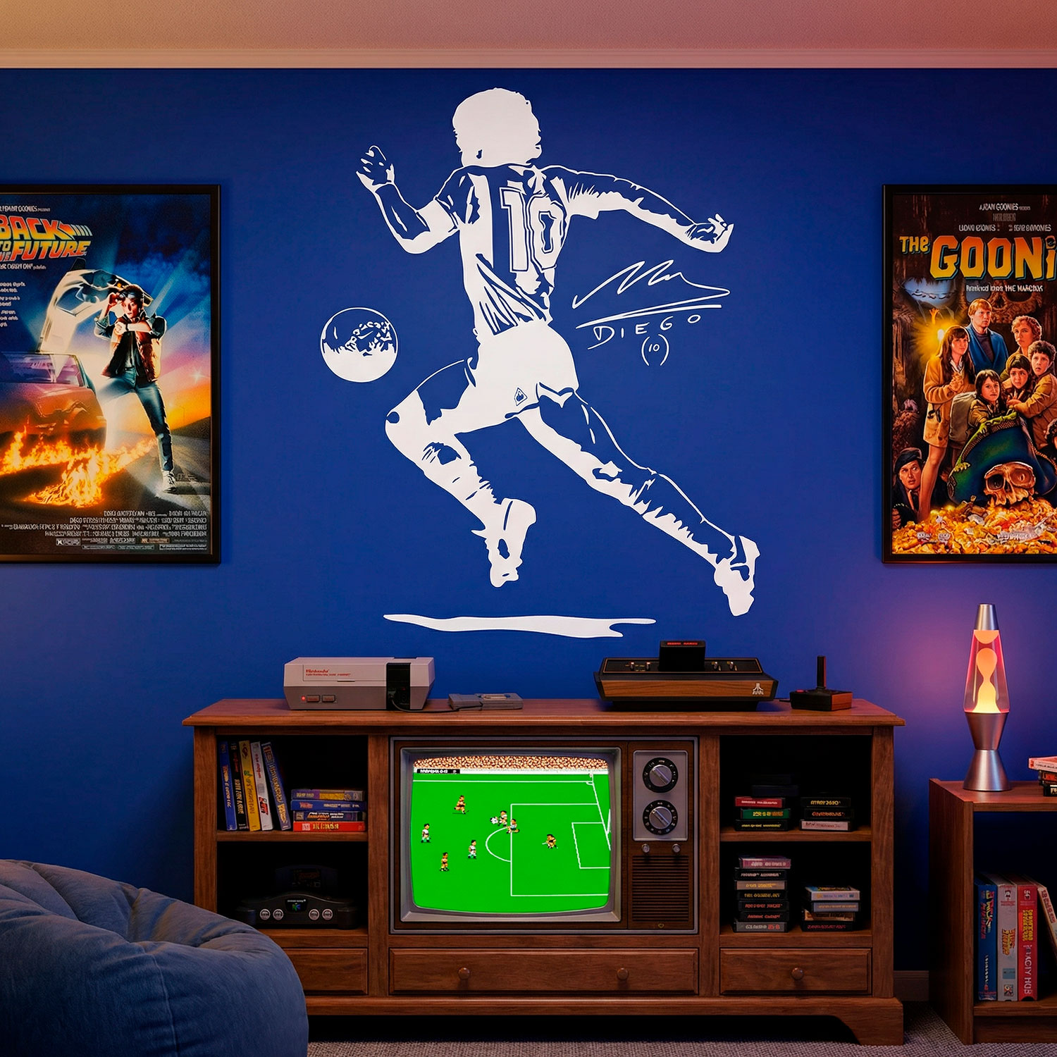 Wall Stickers: Diego Maradona el Pelusa