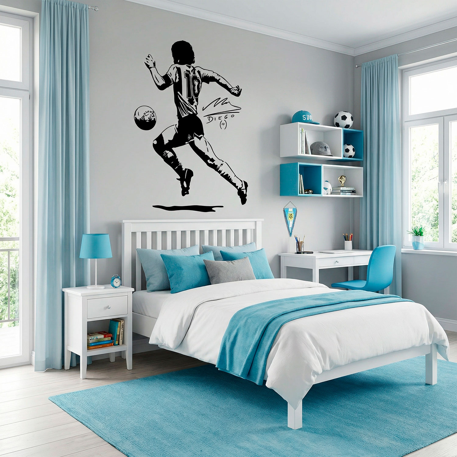 Wall Stickers: Diego Maradona el Pelusa