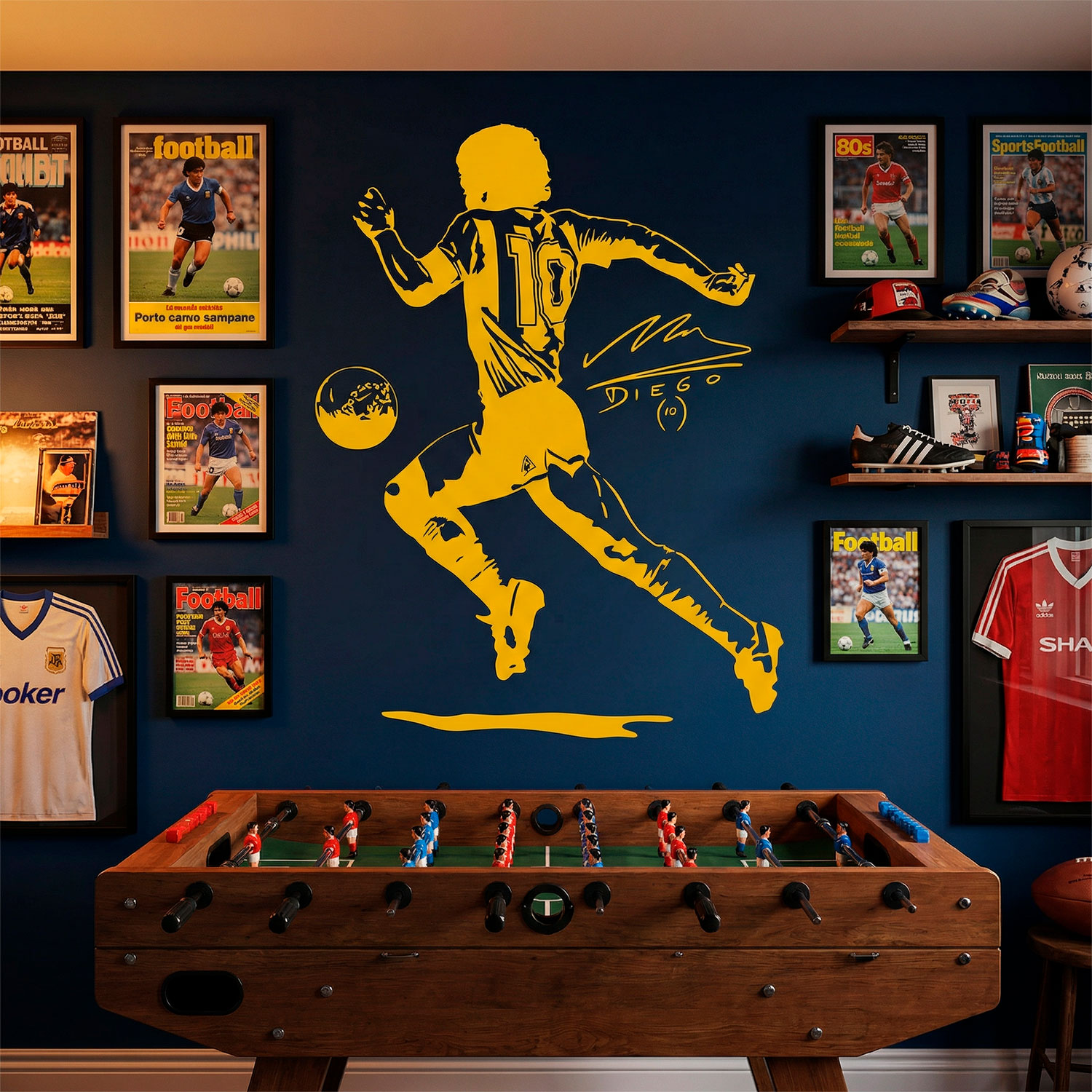 Wall Stickers: Diego Maradona el Pelusa