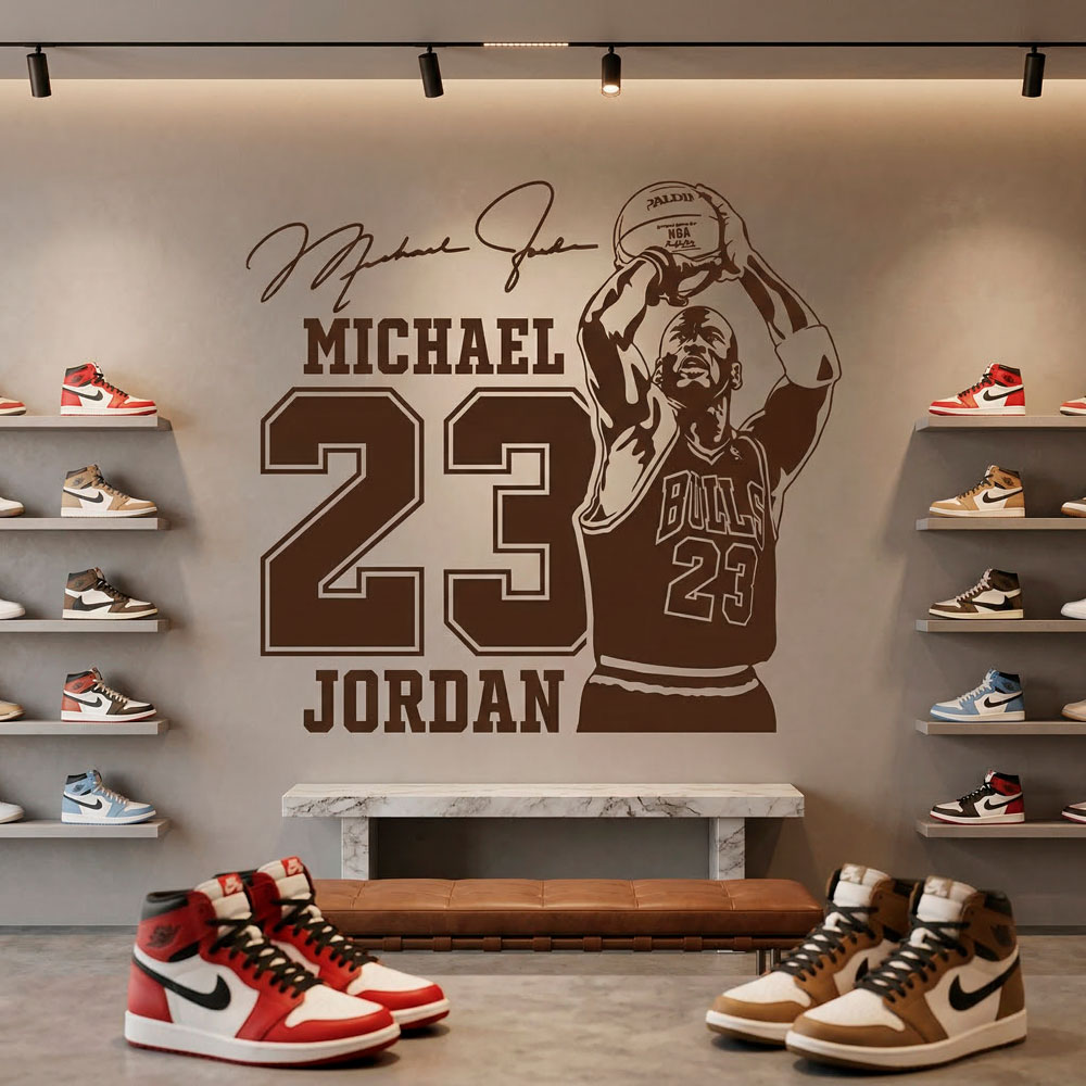 Wall Stickers: Michael Jordan 23