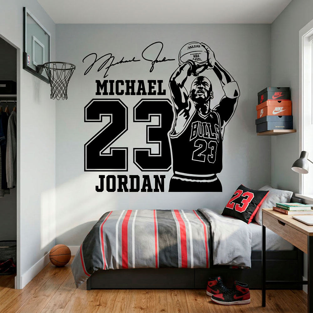 Wall Stickers: Michael Jordan 23