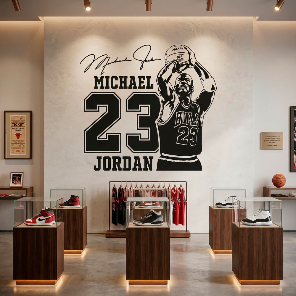 Wall Stickers: Michael Jordan 23