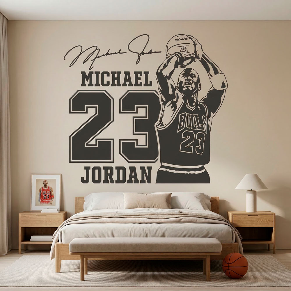 Wall Stickers: Michael Jordan 23