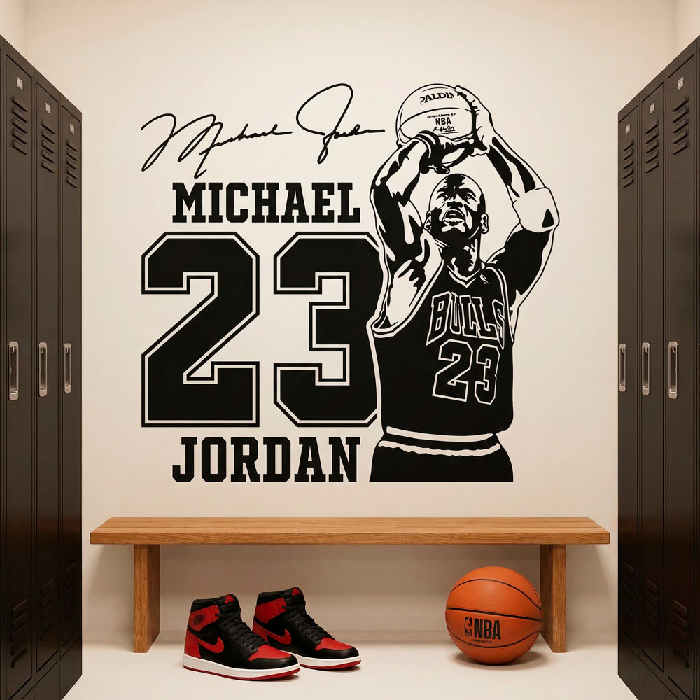 Wall Stickers: Michael Jordan 23