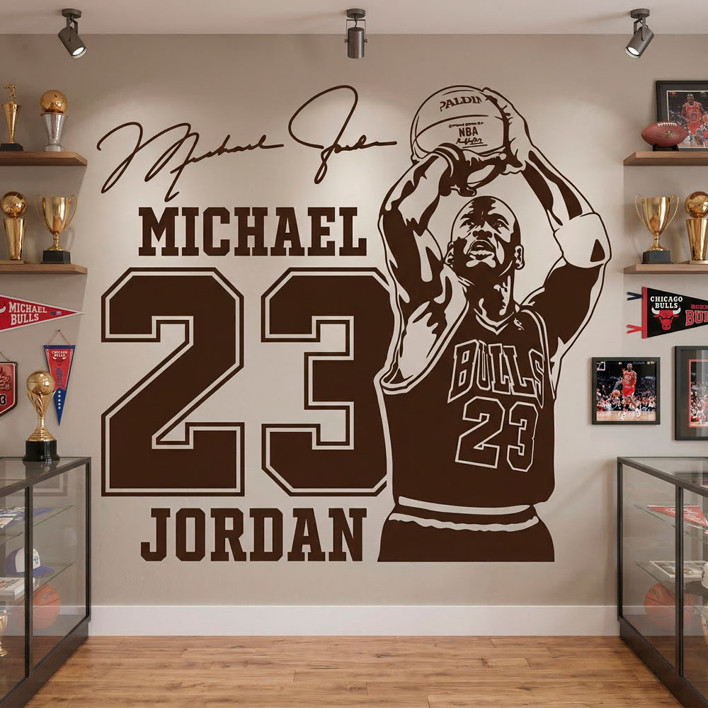 Wall Stickers: Michael Jordan 23