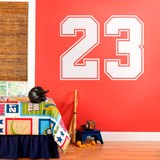Wall Stickers: Mythical Dorsal of Michael Jordan 2