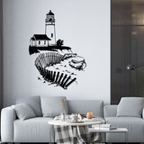 Wall Stickers: Walk by the Lighthouse 2