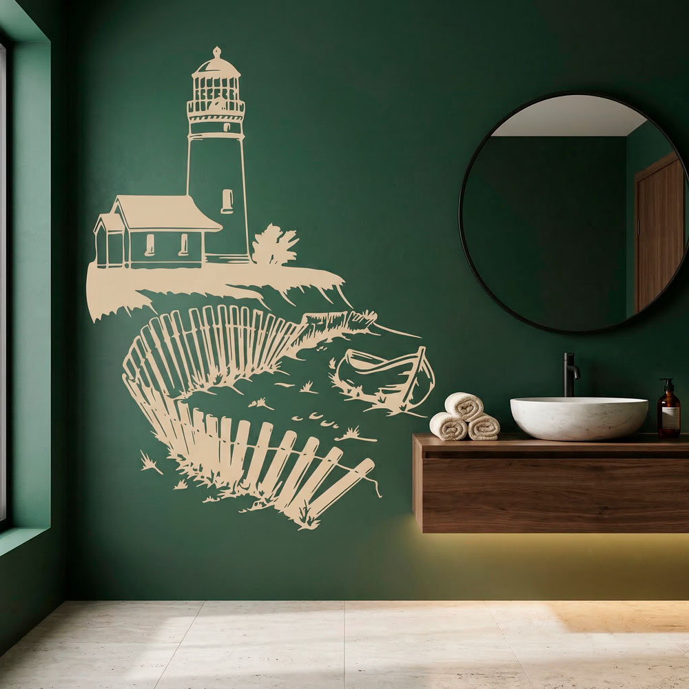 Wall Stickers: Walk by the Lighthouse
