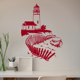Wall Stickers: Walk by the Lighthouse 4