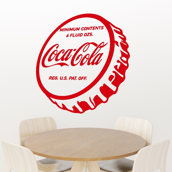 Wall Stickers: Coca Cola Plate 