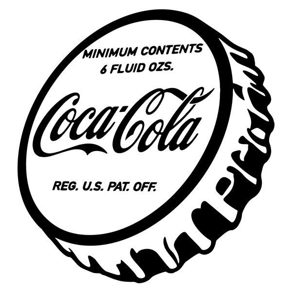 Wall Stickers: Coca Cola Plate 