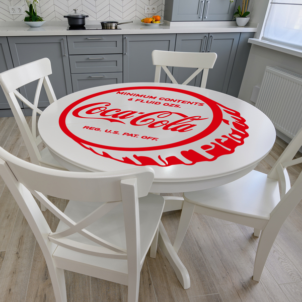 Wall Stickers: Coca Cola Plate 