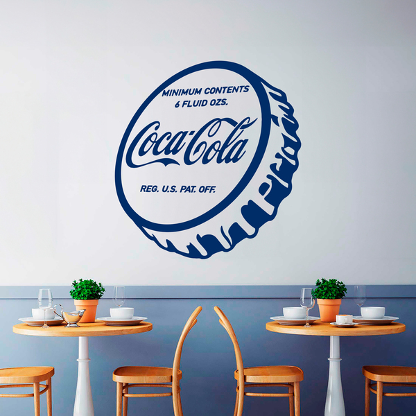 Wall Stickers: Coca Cola Plate 