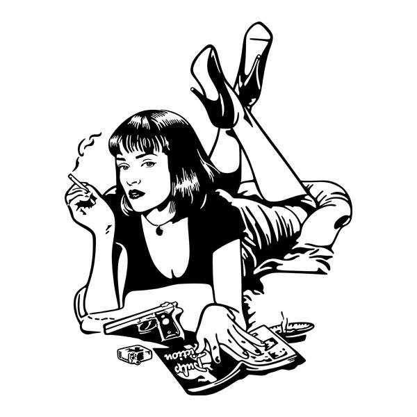 Wall Stickers: Mia Wallace