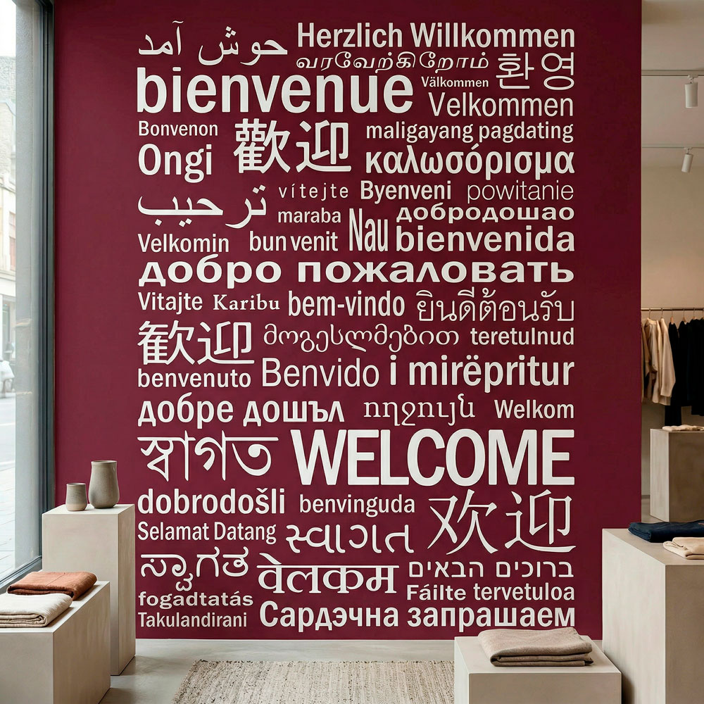 Wall Stickers: Welcome to Languages II