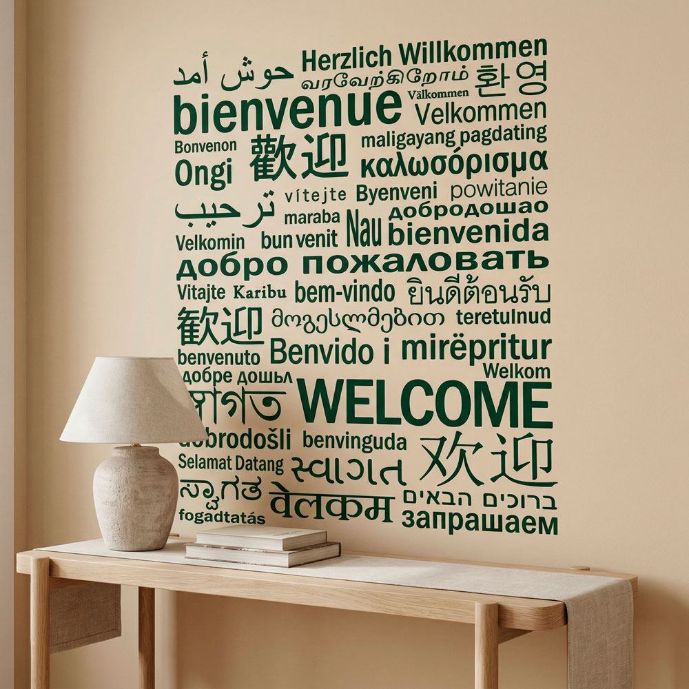 Wall Stickers: Welcome to Languages II