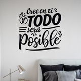 Wall Stickers: Believe in yourself  2