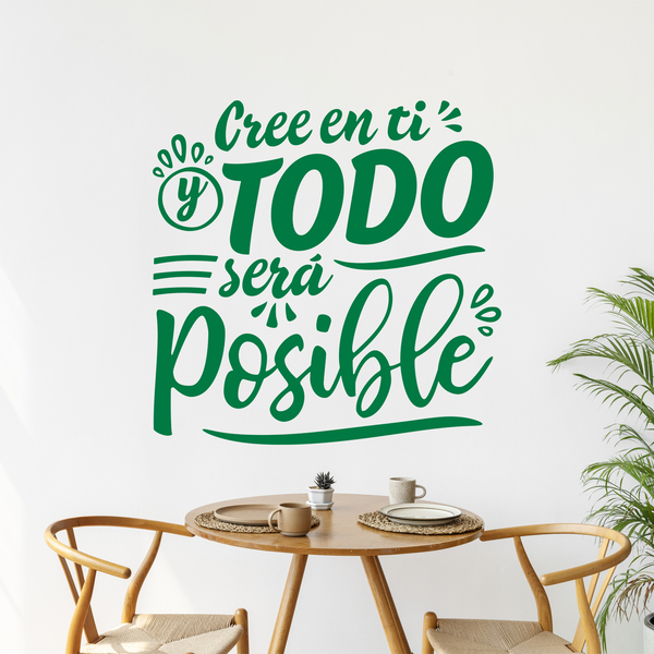 Wall Stickers: Believe in yourself 
