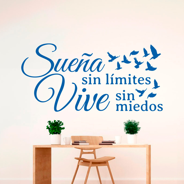 Wall Stickers: Dream without Limits Live without Fear 0