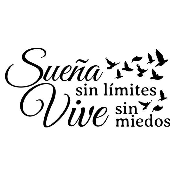 Wall Stickers: Dream without Limits Live without Fear