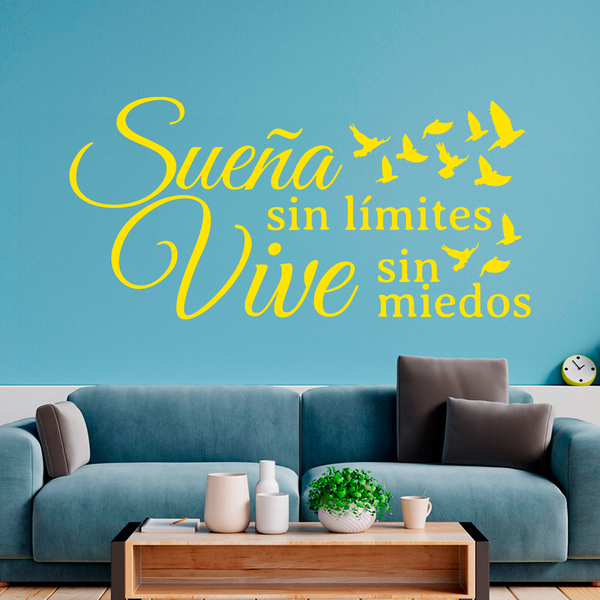 Wall Stickers: Dream without Limits Live without Fear