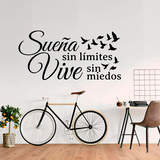 Wall Stickers: Dream without Limits Live without Fear 3