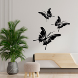 Wall Stickers: 3 Beautiful Moths 4