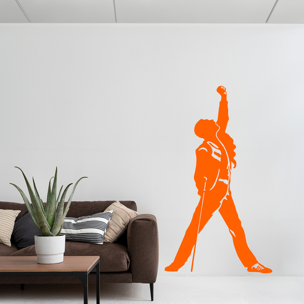 Wall Stickers: Silhouette of Freddie Mercury