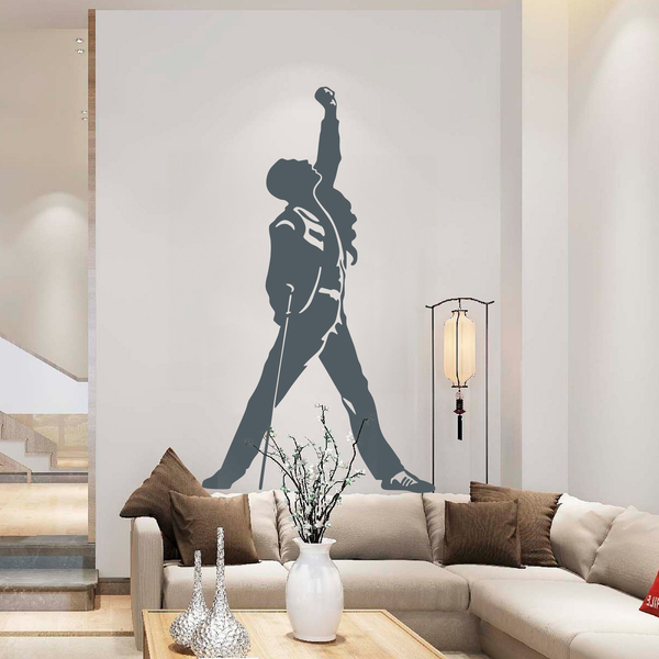 Wall Stickers: Silhouette of Freddie Mercury