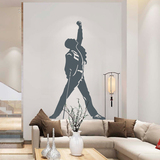 Wall Stickers: Silhouette of Freddie Mercury 4