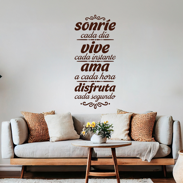 Wall Stickers: Smile, Live, Love, Enjoy