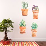 Wall Stickers: Pots 3